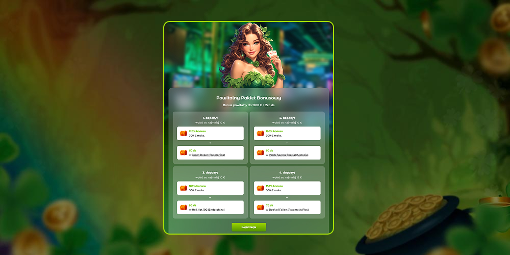 Otrzymaj przyjemny bonus na stronie kasyna.