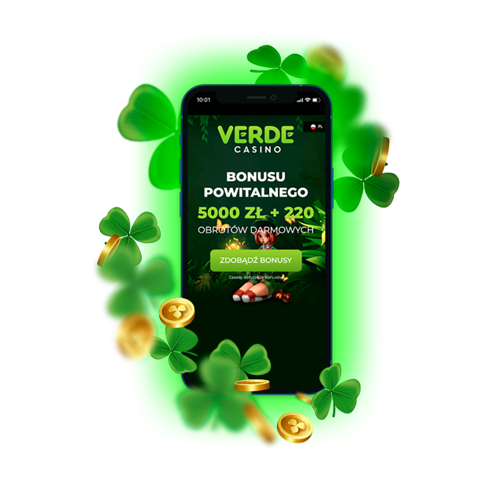 Oficjalna aplikacja na urządzenia mobilne Verde Casino.