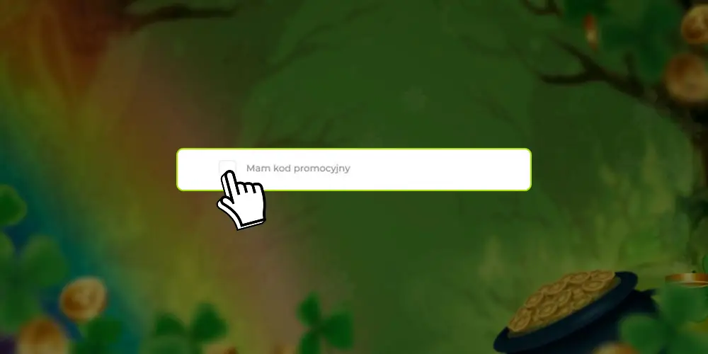 Użyj kodu promocyjnego podczas rejestracji.