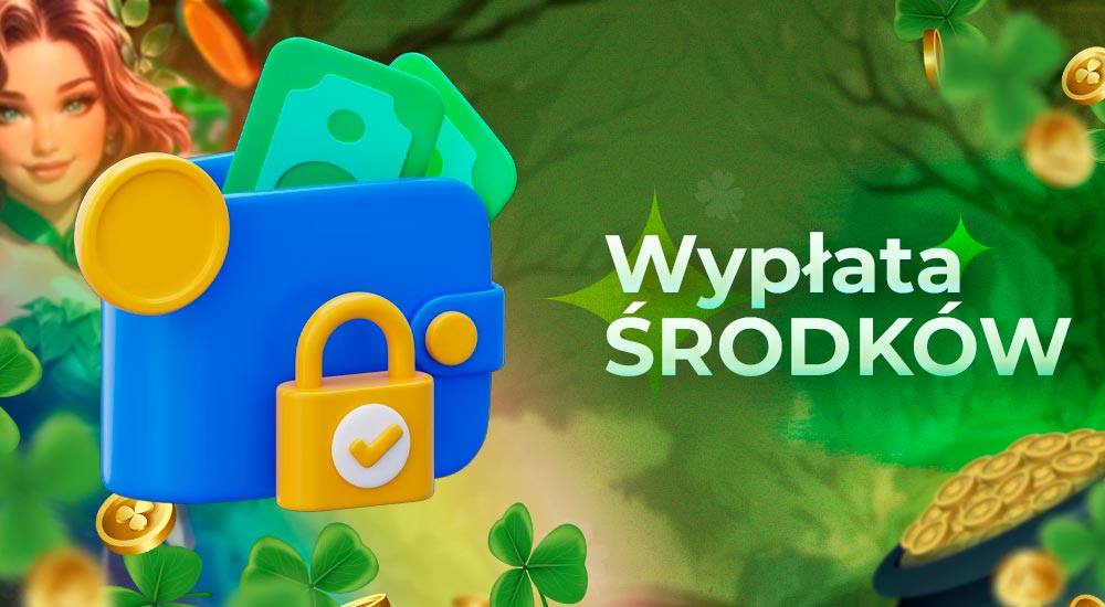 Wypłata środków na stronie kasyna online.